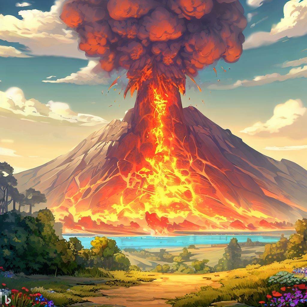 火山ー夏ー２D